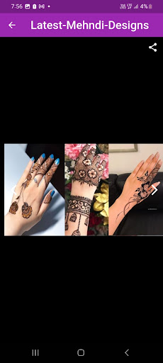 Bridal Mehndi Design Screen 2