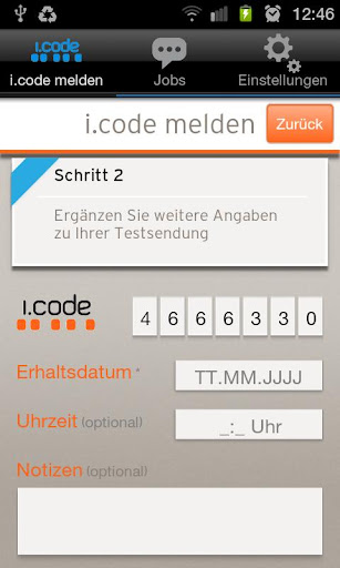 Spectos Inspector Screen 2