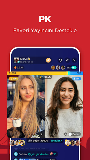 Bigo Live -Canlı Yayın, Sohbet ekran görüntüsü