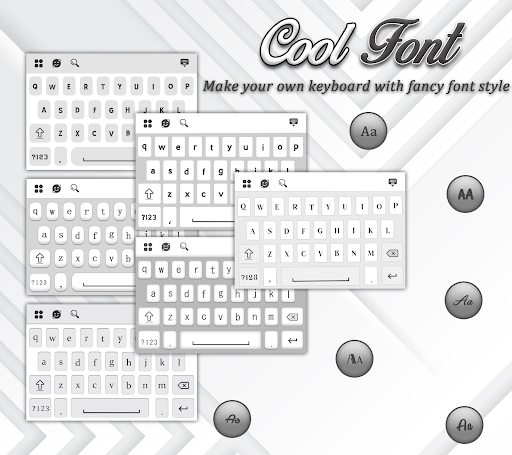 Flat White Keyboard Screen 2