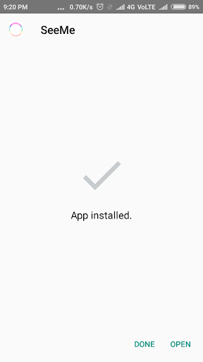 Android application Nothing screenshort