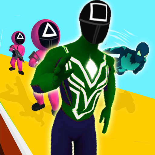 Superhero Transform Race 3D logo