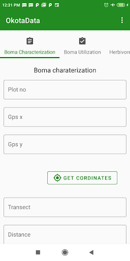 Android application Okotadata screenshort