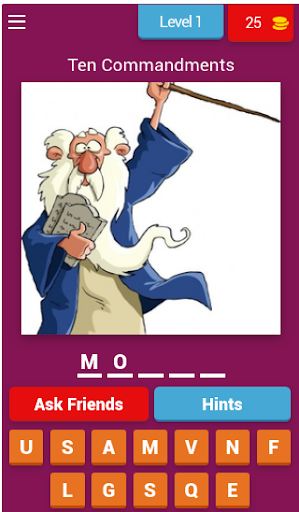 Android application Bible - Guess it Win it screenshort