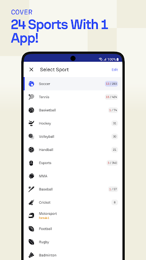 Sofascore - Live sports scores - Sports - apps