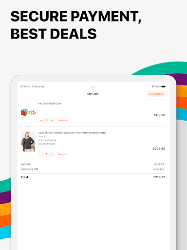 Screenshot of Hepsiburada Global: Shopping