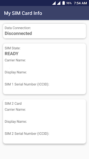 Aperçu de l'application