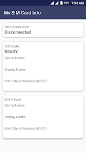 My SIM Card Info Unknown