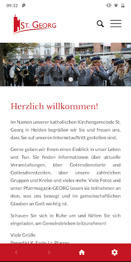 Android application Sankt Georg Heiden screenshort