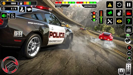 Trò chơi cảnh sát lái xe ô tô