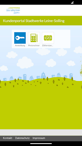 Android application Stadtwerke Leine-Solling screenshort