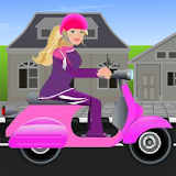 Miss Barbie Scooter Ride icon