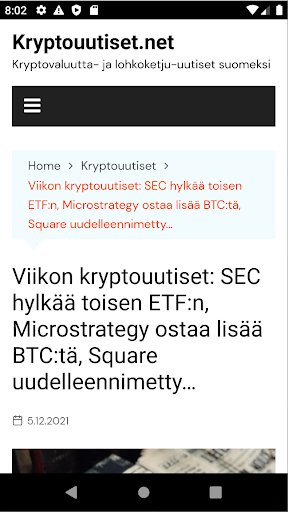 Kryptouutiset Screen 3