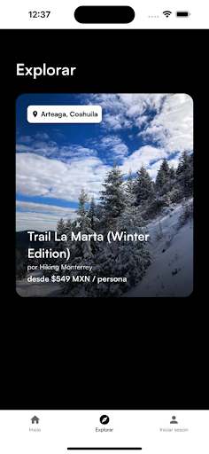 Android application Traveria screenshort