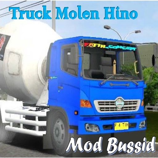 mod bussid truk molen hino