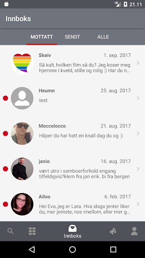 Skeiv – Møteplassen for skeive Screen 3