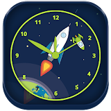 Spaceship Clock Live Wallpaper icon