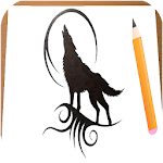 Cover Image of ダウンロード How to Draw Tattoos Sketch  APK