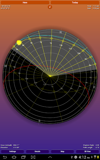 Screenshot of Sun Seeker: Sunlight Tracker