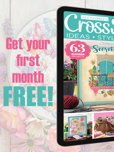 Screenshot of CrossStitcher Magazine