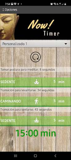 Now! Timer Screen 2