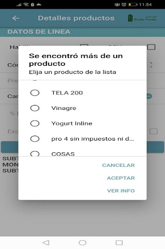 Wolk Facturacion Screen 2
