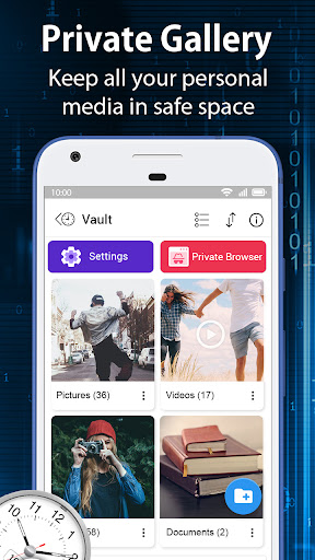 Clock Vault-Hide Photos,Videos - Tools - apps