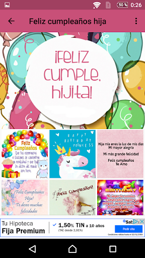Hija mía día de tu nacimiento Screen 2
