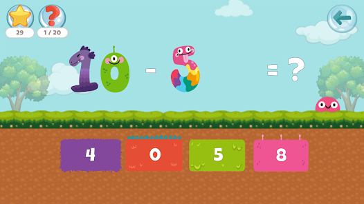 Fun Monster Math : Addition and Subtraction  screenshots 7