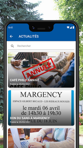 MargenClic : ville de Margency Screen 2