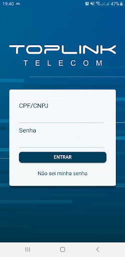 Android application Toplink Telecom screenshort