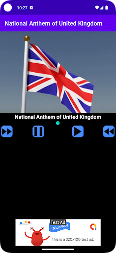 National Anthem of UK Screen 3