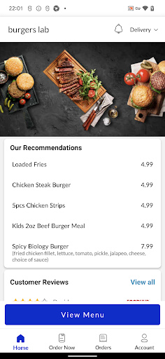 burgers lab Screen 2