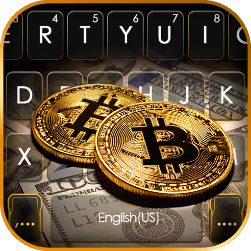 Bitcoin Dollar Keyboard Backgr logo
