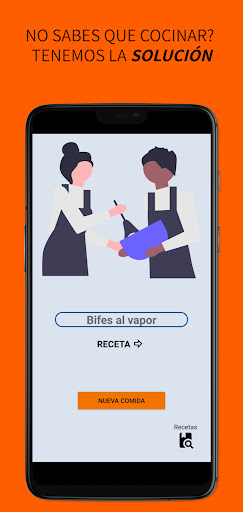 Android application Que cocino hoy? screenshort