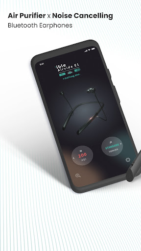 Android application ible I Airvida Connect screenshort