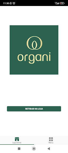 Android application Empório Organi screenshort