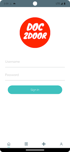 Android application Doc2Door Merchant screenshort
