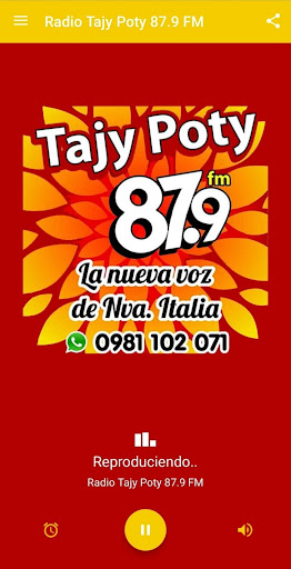 Android application Radio Tajy Poty 87.9 FM screenshort