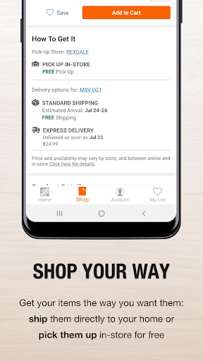 The Home Depot Canada Screen 2