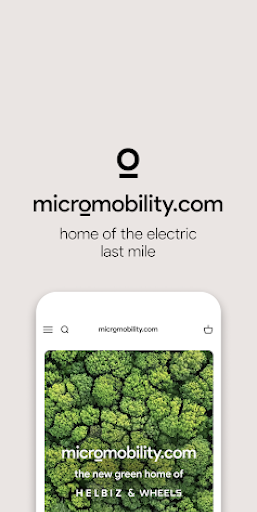 Android application micromobility screenshort