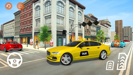 Grand Taxi simulator 3D game Screenshot