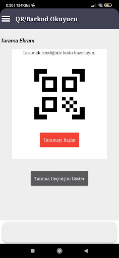 QR/Barkod Okuyucu Screen 2