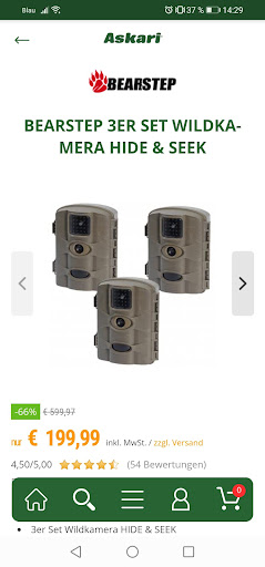 Askari Jagd-App Screen 2