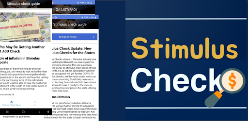 Android application Stimulus check guide screenshort