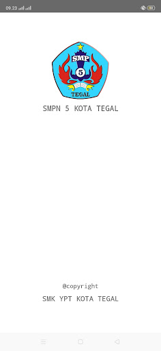 Android application SMPN 5 Tegal screenshort