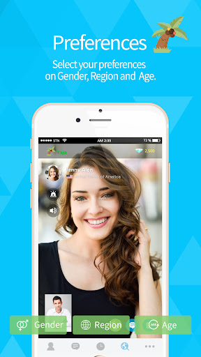 Yaja Live Video Chat Screen 2