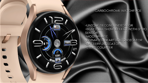 Carbochrome Watch face screenshot 10