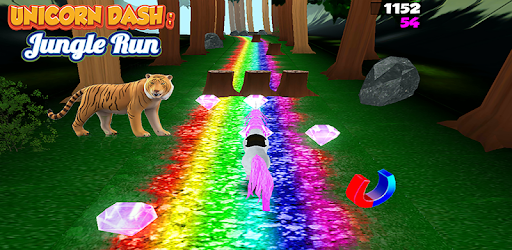 Unicorn Dash Jungle Run 3D
