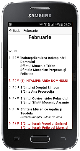 Calendar Ortodox pe stil vechi